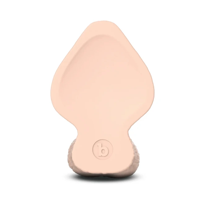 7 Inch b-Vibe Slipskin Flesh Pink Ultra Realistic Girthy Dual Density Dildo