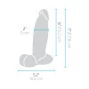 7 Inch b-Vibe Slipskin Flesh Pink Ultra Realistic Girthy Dual Density Dildo