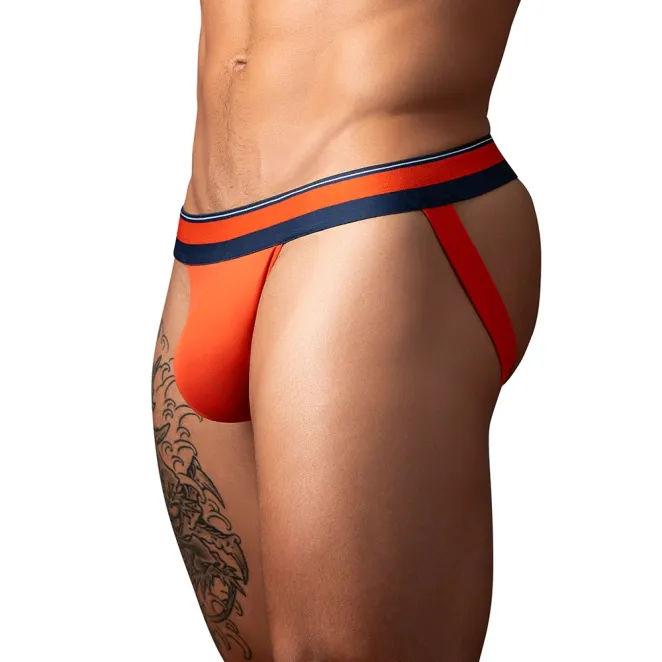 Male Power Soo Comfy Jock Orange