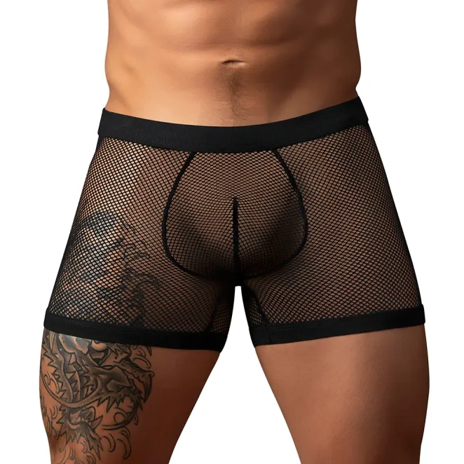 Male Power Fishnet 2.0 PCH Short Black
