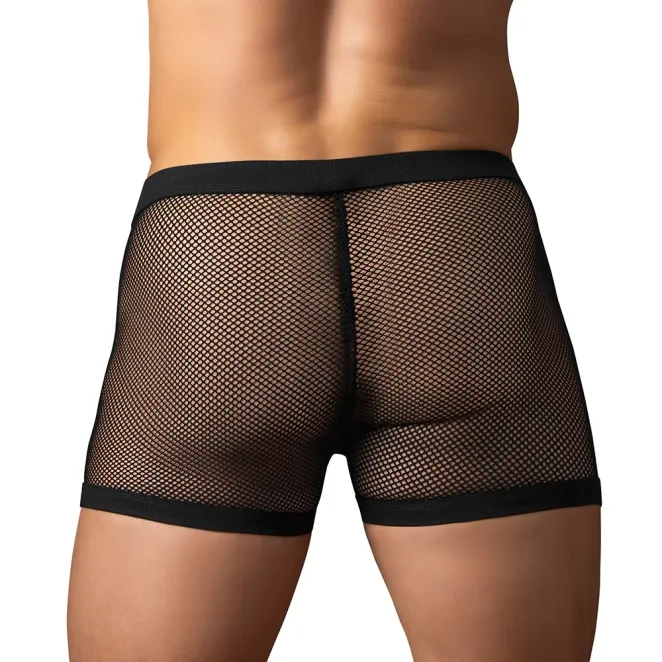 Male Power Fishnet 2.0 PCH Short Black