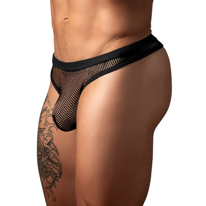 Male Power Fishnet 2.0 Bong Thong Black