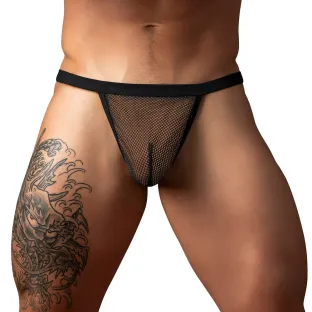 Male Power Fishnet 2.0 G-String Black