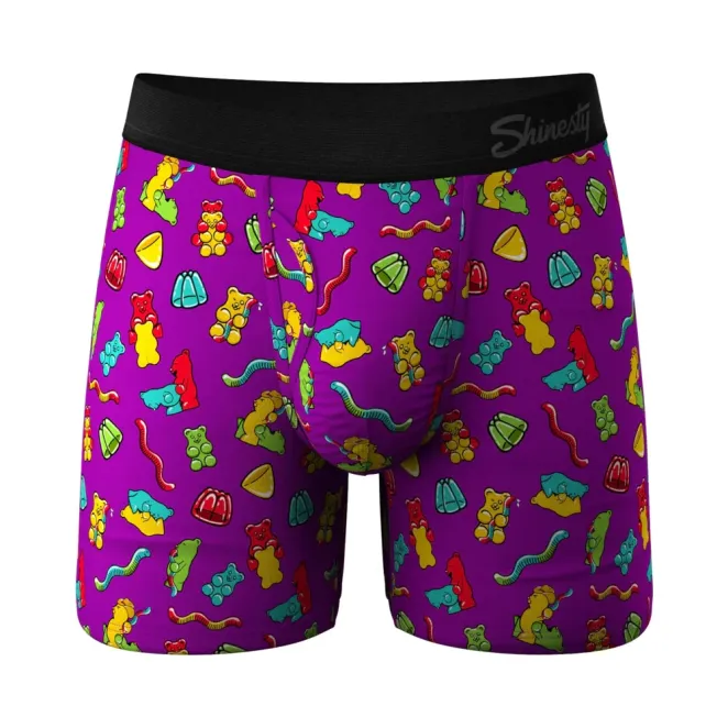 Shinesty The Naughty Bears Gummy Bear Ball Hammock Pouch Underwear with Fly