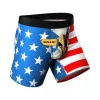 Shinesty The Mascot American Flag Ball Hammock Pouch Underwear with Fly