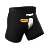 Shinesty The 009 Black Tuxedo Ball Hammock Pouch Underwear with Fly