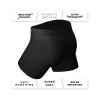 Shinesty The 009 Black Tuxedo Ball Hammock Pouch Underwear with Fly