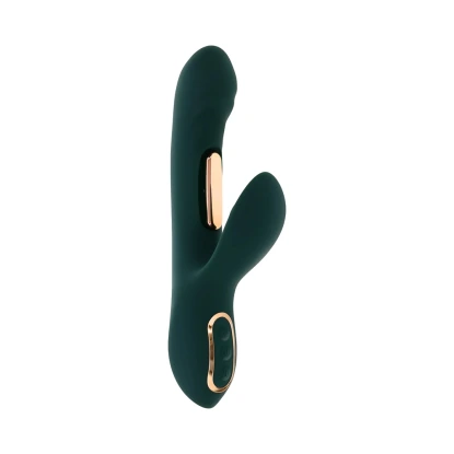 Evolved Heart Of Gold 10-Speed Dual Stimulation Vibrator with Dual-Tapping Gold Bars