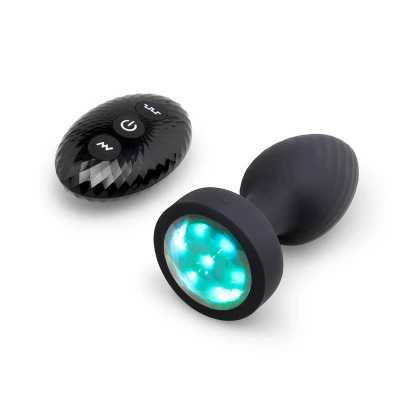 b-Vibe 3.5 in. Light-Up Rotating & Vibrating Butt Plug with Remote