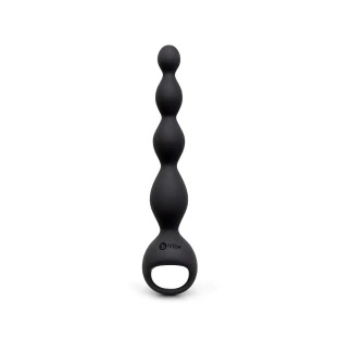 b-Vibe 6.5 in. Tapered Vibrating Silicone Anal Beads