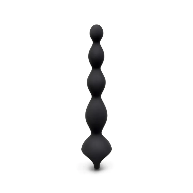 b-Vibe 6.5 in. Tapered Vibrating Silicone Anal Beads