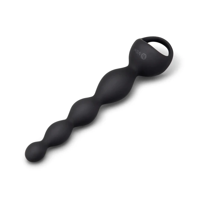 b-Vibe 6.5 in. Tapered Vibrating Silicone Anal Beads