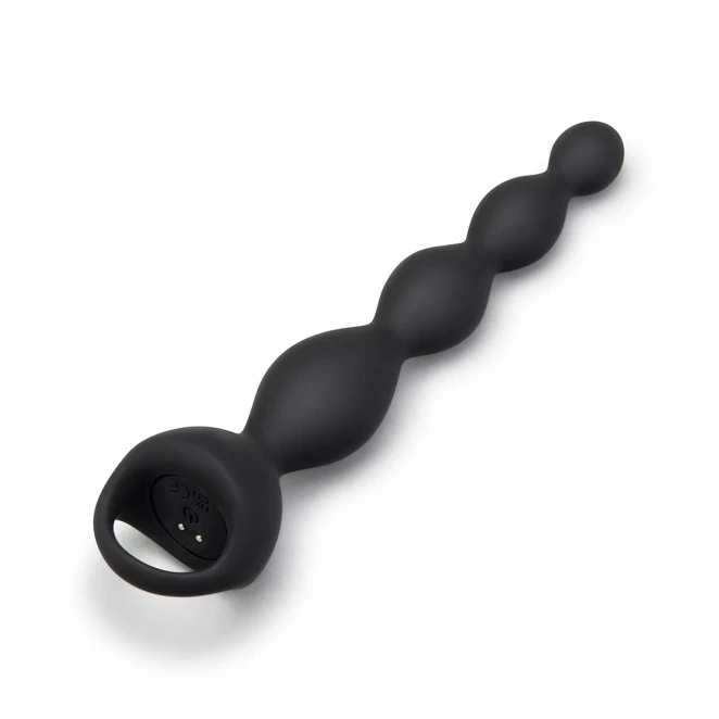b-Vibe 6.5 in. Tapered Vibrating Silicone Anal Beads