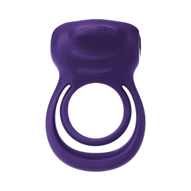 VeDO Thrust Dual Vibrating Couples Cock Ring with Tongue Purple