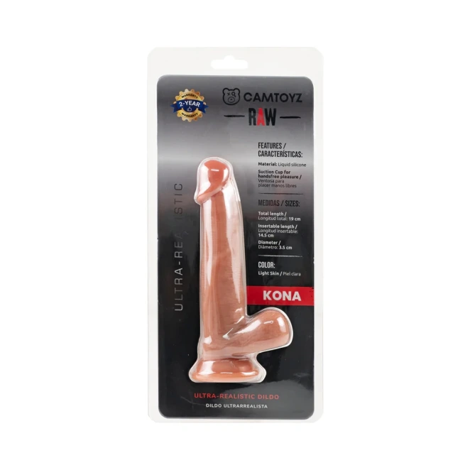 7.5 Inch Camtoyz Kona Ultra Realistic Posable Silicone Dildo