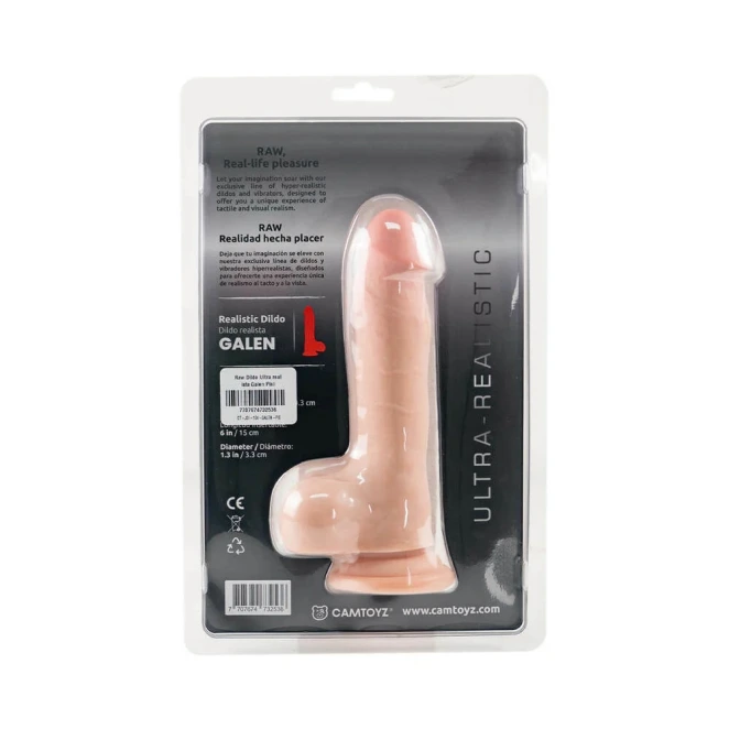 8 Inch Camtoyz Galen Ultra Realistic Suction Cup Dildo