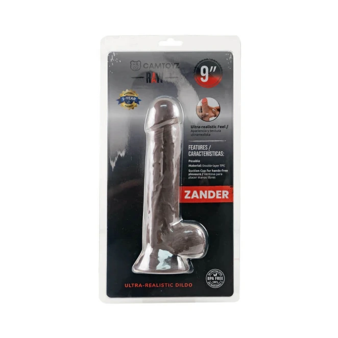 9 Inch Camtoyz Zander Ultra Realistic Suction Cup Dildo