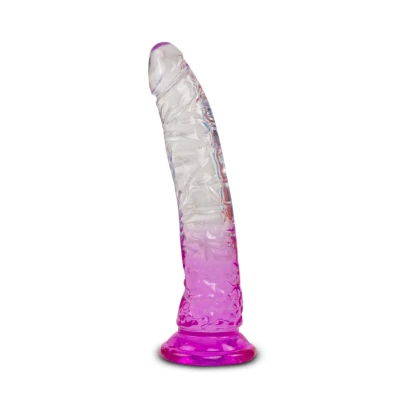 8 Inch Camtoyz Elara Realistic Transparent Jelly Dildo