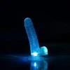 7.5 Inch Camtoyz Nebula Realistic Transparent Jelly Dildo with LED Light
