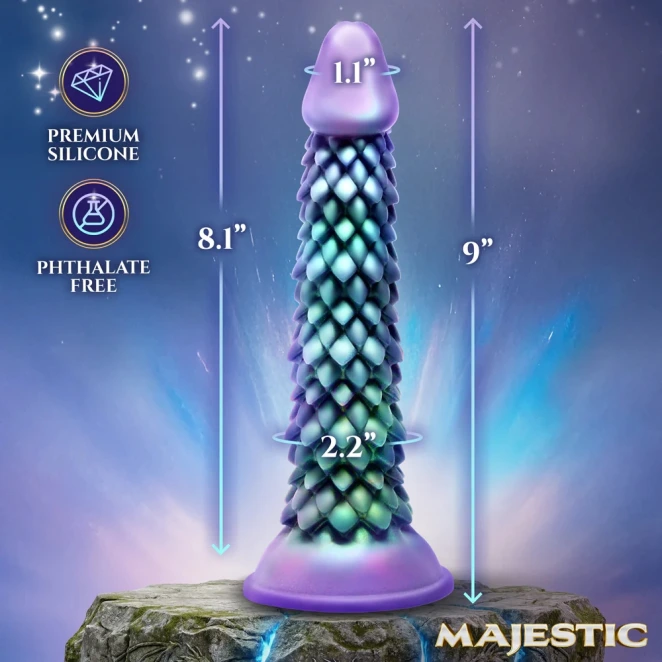 9 Inch Creature Cocks Majestic Eryndor Silicone Dragon Dildo