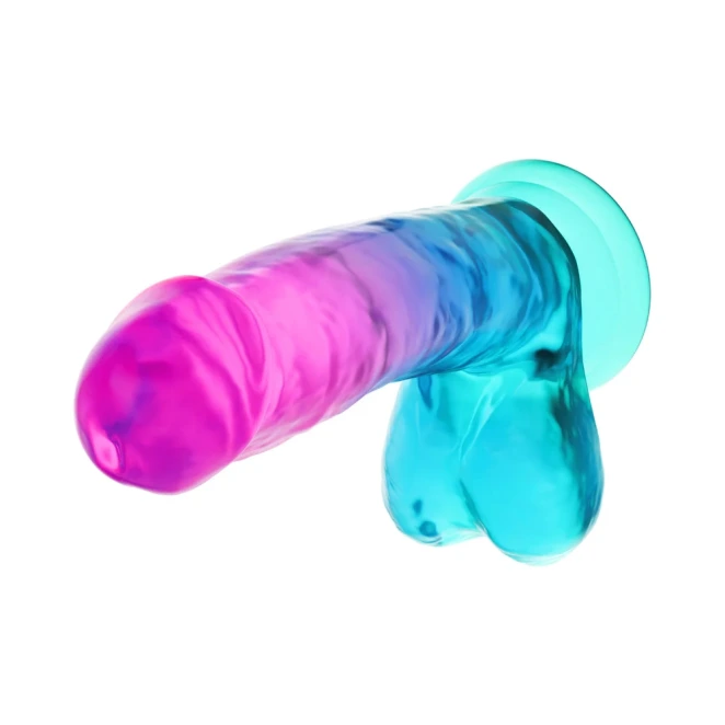 6.75 Inch B Yours Candy Colored Suction Cup Dildo