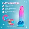 6.75 Inch B Yours Candy Colored Suction Cup Dildo
