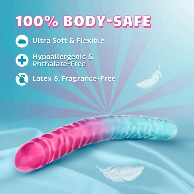 18 Inch B Yours Candy Papi Realistic Double Ended Dildo