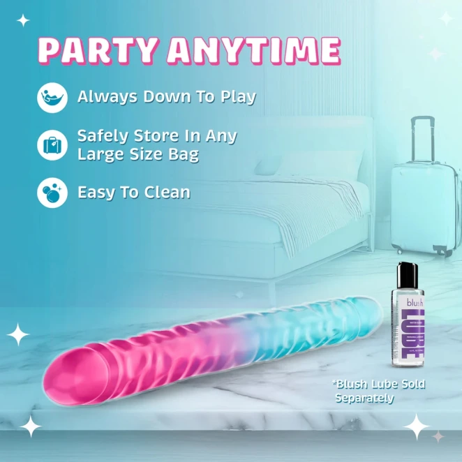 18 Inch B Yours Candy Papi Realistic Double Ended Dildo