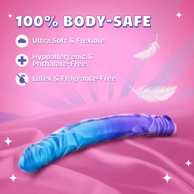 14 Inch B Yours Sugar Stud Realistic Double Dildo