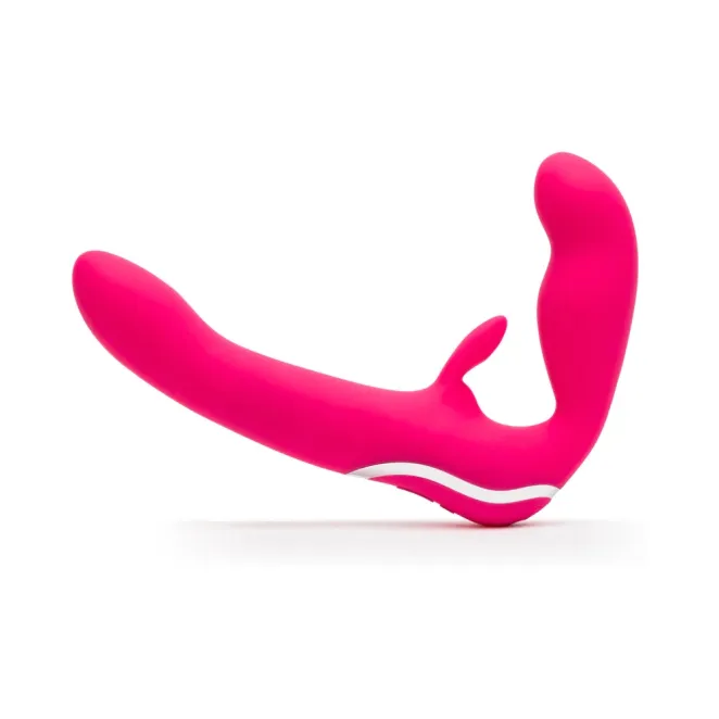 Happy Rabbit Luxury Rechargeable Strapless Strap-On Dildo Vibrator