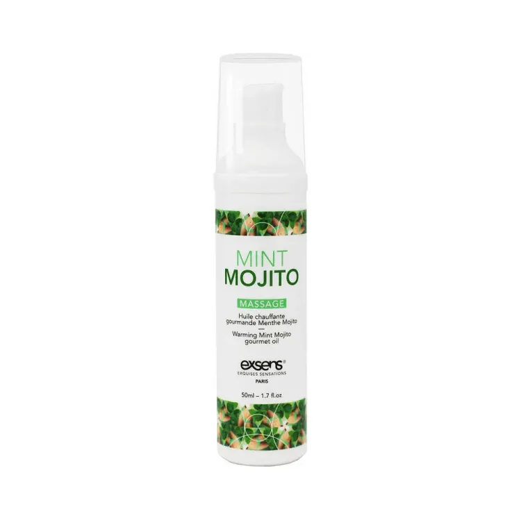 Exsens Warming Massage Oil Mint Mojito 1.7 oz. Exsens Warming Massage Oil Mint Mojito 1.7 oz.