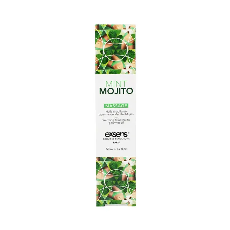 Exsens Warming Massage Oil Mint Mojito 1.7 oz. Exsens Warming Massage Oil Mint Mojito 1.7 oz.