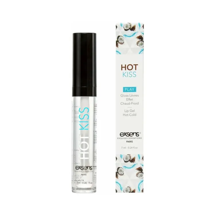 Exsens Hot Kiss Arousal Lip Gloss Coconut 0.24 oz. Exsens Hot Kiss Arousal Lip Gloss Coconut 0.24 oz.