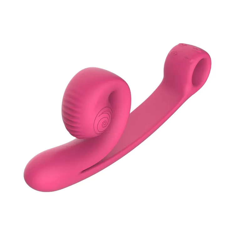 Snail Vibe Curve Dual Motor Vibrator Pink Snail Vibe Curve Dual Motor Vibrator Pink