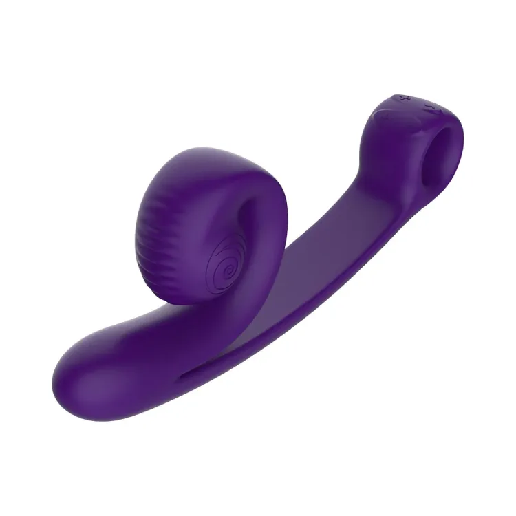 Snail Vibe Curve Dual Motor Vibrator Purple Snail Vibe Curve Dual Motor Vibrator Purple
