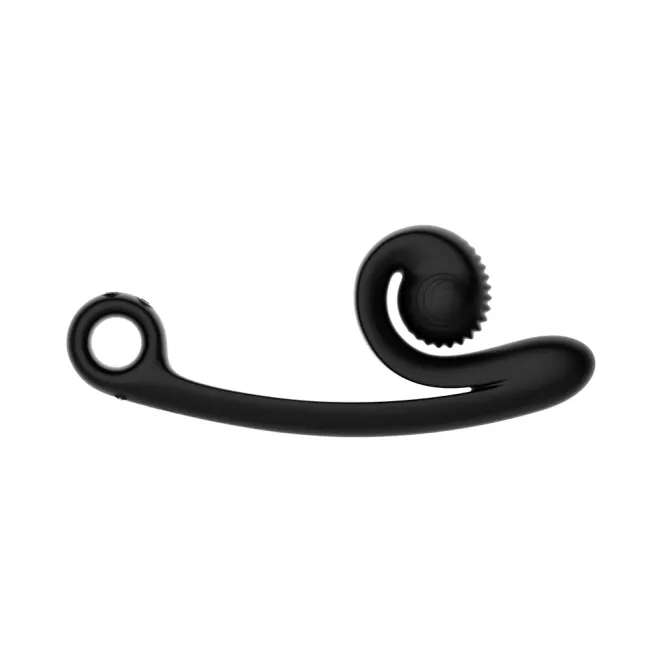 Snail Vibe Curve Dual Motor Vibrator Black