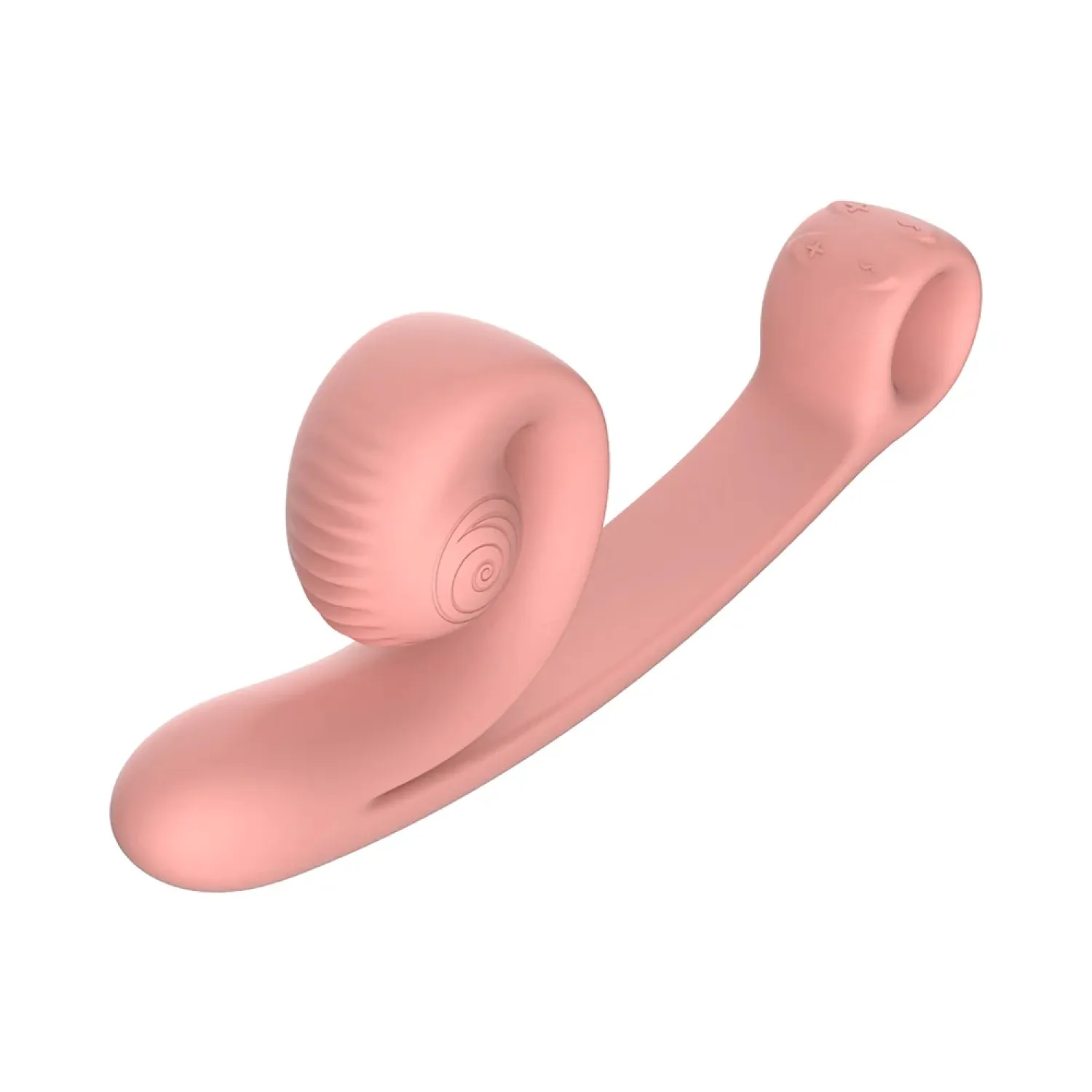 Snail Vibe Curve Dual Motor Vibrator Peach