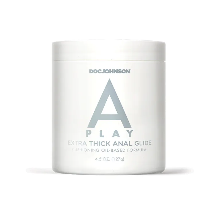 A-Play Extra-Thick Anal Glide Cushioning Oil-Based Formula 4.5 oz. A-Play Extra-Thick Anal Glide Cushioning Oil-Based Formula 4.5 oz.