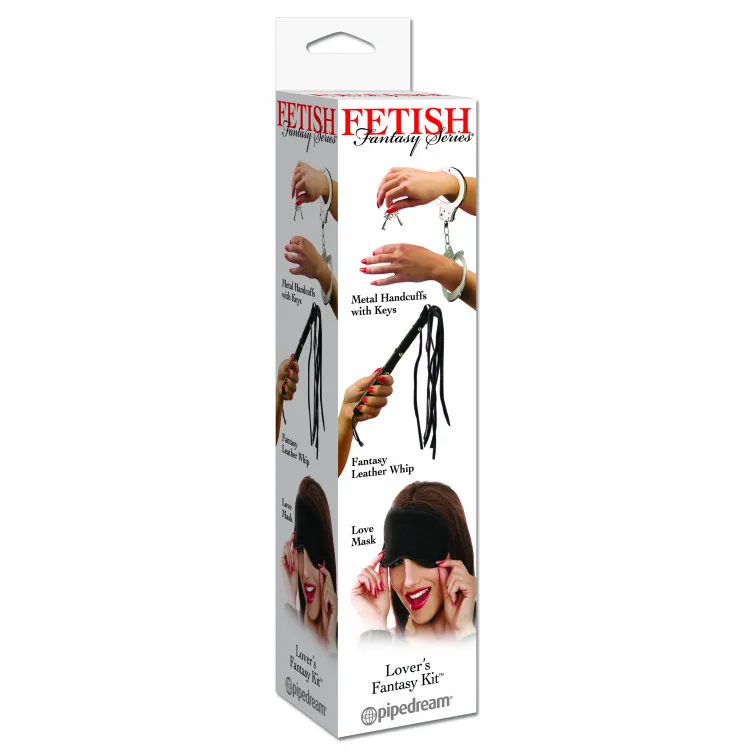 Lover's Fantasy 3-PC BDSM Kit Black Lover's Fantasy 3-PC BDSM Kit Black