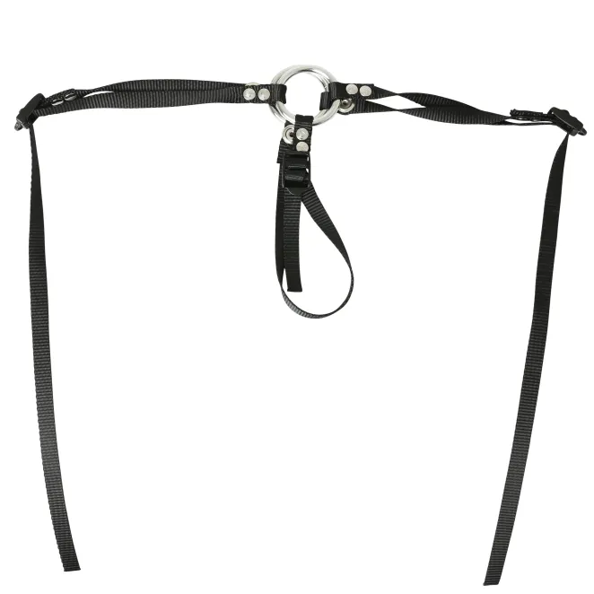 Adjustable Strap-On Harness Black