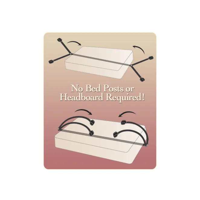 Bed Bindings Restraint Kit Black