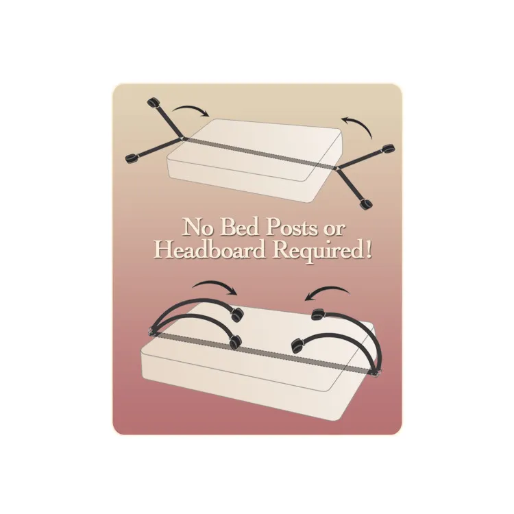 Bed Bindings Restraint Kit Black Bed Bindings Restraint Kit Black
