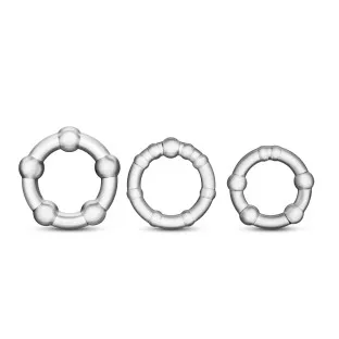 Beaded Cock Ring Set 3 Sizes