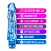 9 in. Realistic Vibrating Dildo Blue 9 in. Realistic Vibrating Dildo Blue