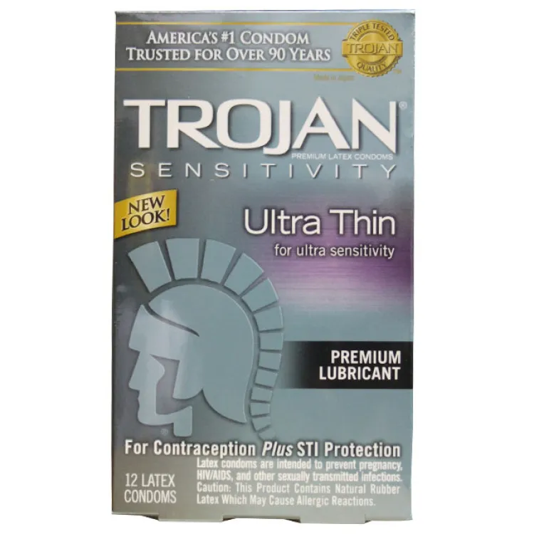 Trojan Sensitivity Ultra Thin Condoms 12-Pack Trojan Sensitivity Ultra Thin Condoms 12-Pack