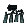 Adjustable Bed Bondage Restraint Kit 5-Pc Black Adjustable Bed Bondage Restraint Kit 5-Pc Black
