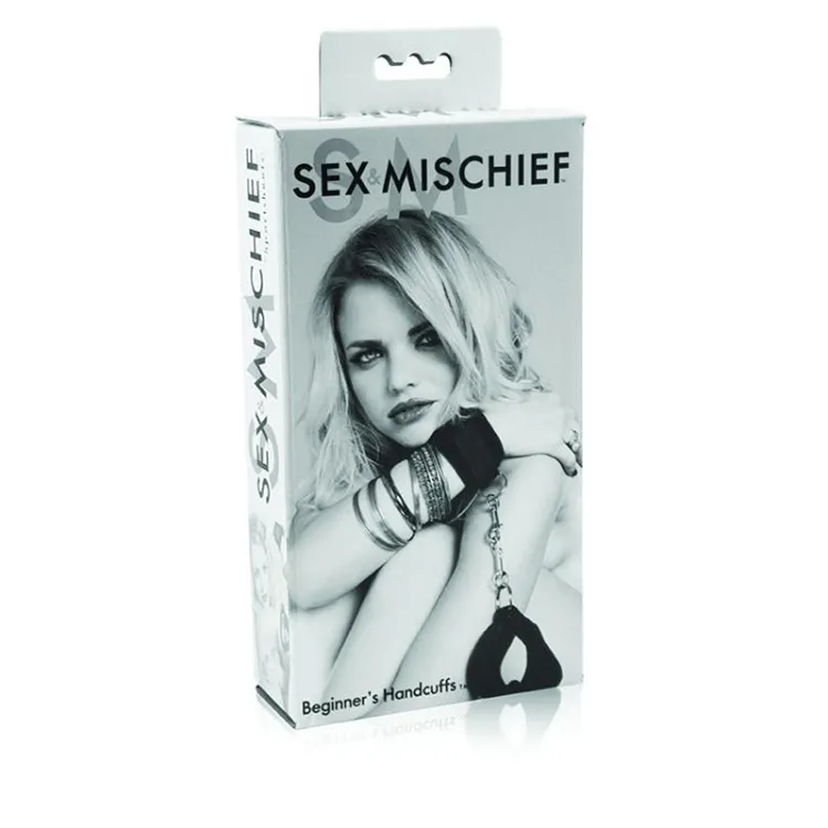 Sportsheets Sex & Mischief Beginner s Handcuffs Black (39744) by Sportsheets | Handcuffs | SlipDix.com Beginner's Handcuffs Black