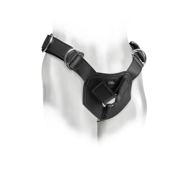 Adjustable Universal Heavy-Duty Strap-On Harness Black