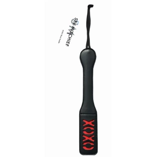 Sportsheets Impression Paddle 'XOXO' Black