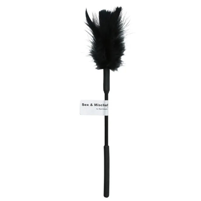 Sex & Mischief Feather Tickler Black